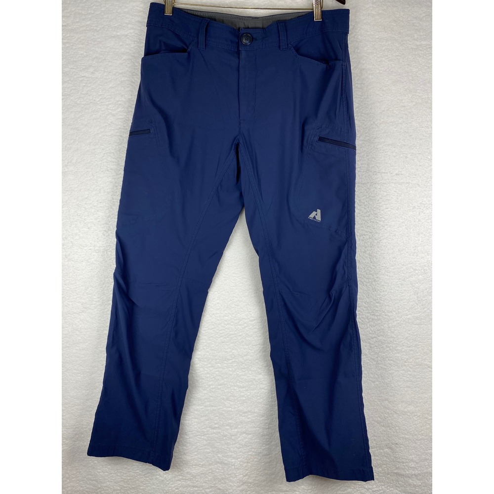 Eddie Bauer First Ascent Guide Pro Pants Mens 35x32 Navy‎ Blue Hiking Outdoor